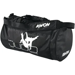 KWON Trainingstasche Judo, schwarz, 48 x 24cm, 5016001
