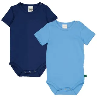 Fred ́s World by GREEN COTTON Fred's World by GREEN COTTON Kurzarmbody 2er-Pack in All blue/Navy | Gr.: 98