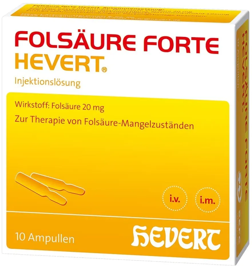 Folsäure Hevert forte Ampullen