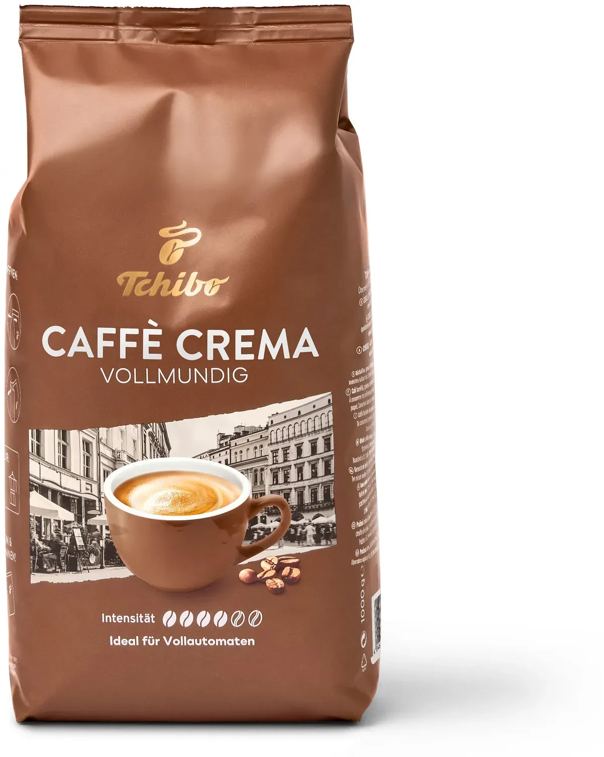 Tchibo - Caffè Crema Vollmundig - 1 kg Ganze Bohne - Intensität: 4/6
