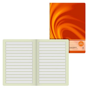 BRUNNEN Schulheft Vivendi Lineatur 1 liniert DIN A4 ohne Rand, 16 Blatt