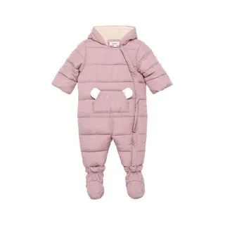 S.Oliver - Schneeanzug mit abnehmbaren Füsschen und samtigem Fleecefutter, Babys, Rosa, 80