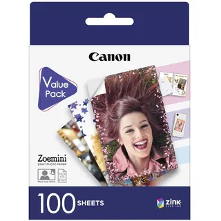 ZP-2030 ZINK Sticker Fotopapier glänzend weiß, 50x76mm, 100 Blatt