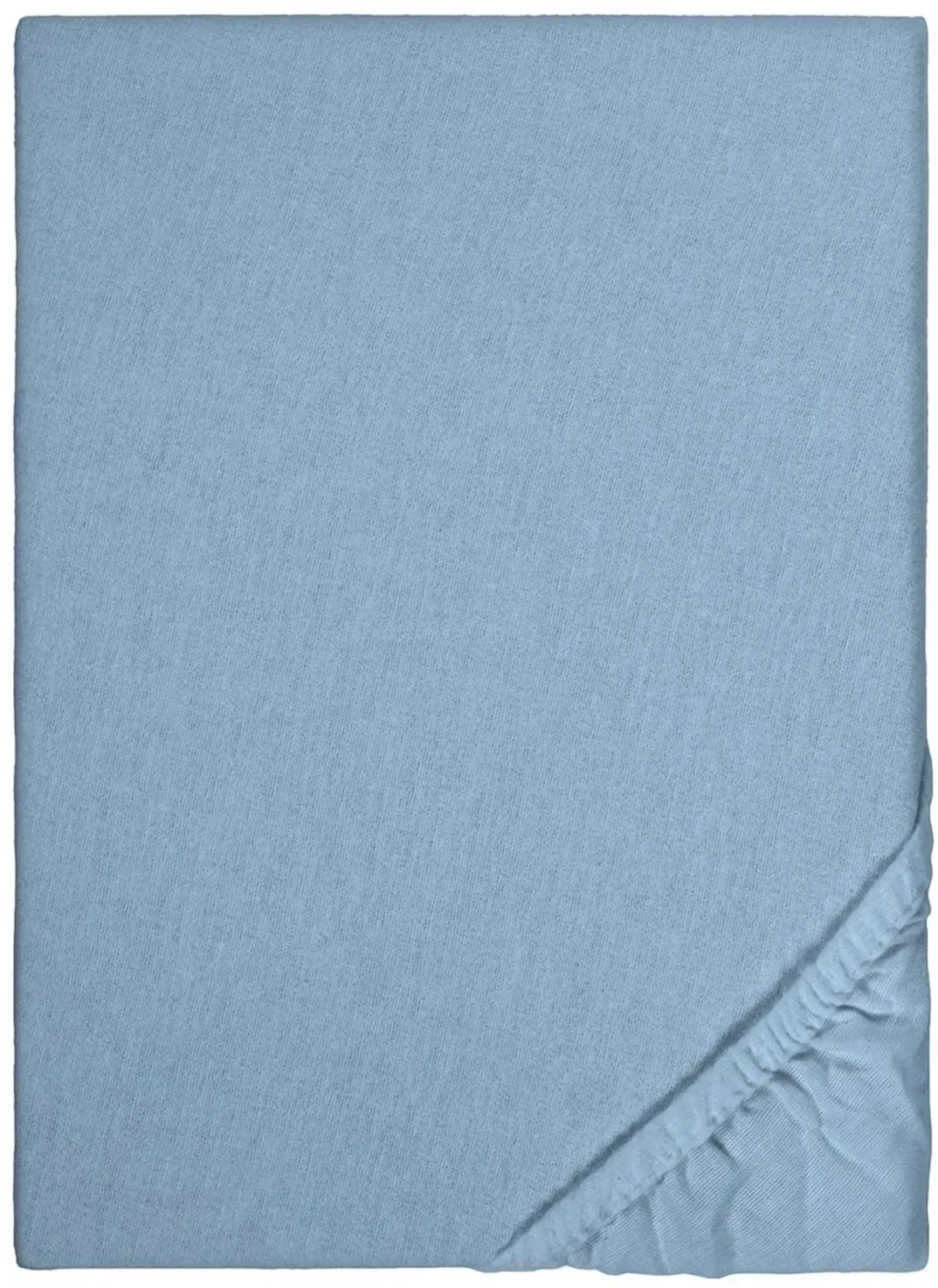 Spannbettlaken Winterflausch blau 90 x 190 - 100 x 200 cm