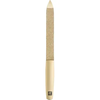 Zwilling Premium, Gold, matt Nagelfeile (Grob- und feinkörnigen Feilenflächen zum Kürzen und Formen, Reinigungsspitze), 130 mm