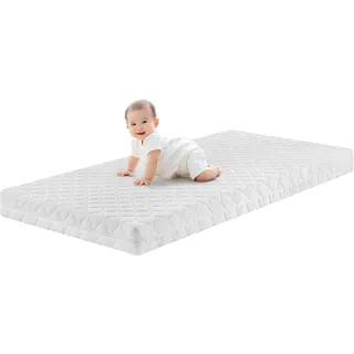 Traumnacht BT Kiddy Kindermatratze Pure, 80 x 160 cm, Schadstoffgeprüft nach Öko-Tex Standard 100, hautfreundlicher Bezug abnehmbar und waschbar, produziert nach deutschem Qualitätsstandard