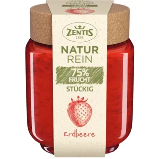 Zentis Naturrein 75% Fruchtaufstrich Erdbeere 200G - Abverkauf
