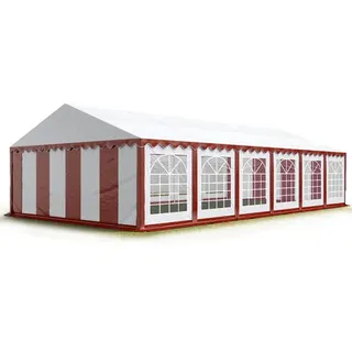 6 x 12 m inkl. Seitenteile rot/weiß (6059)