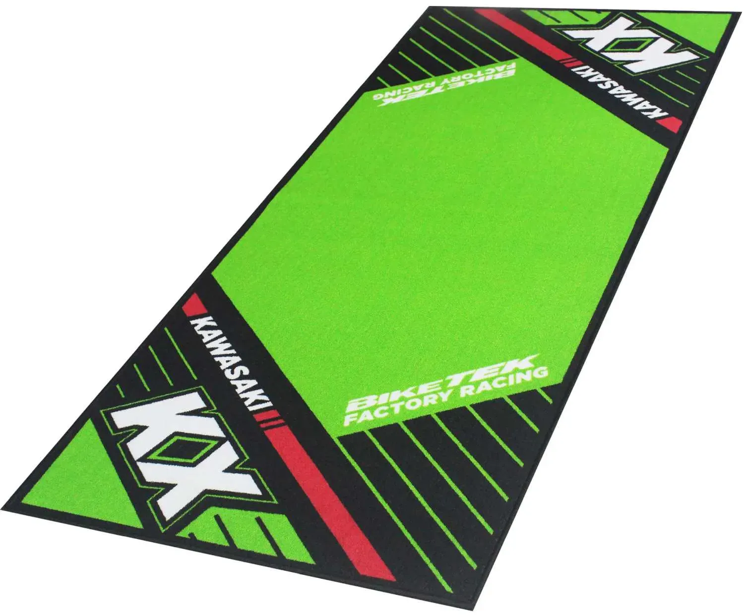 Motorradteppich Kawasaki KX Werkstatt Garagenmatte