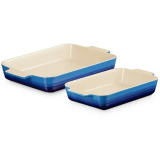 Le Creuset Auflaufform Klassik rechteckig 2er-Set 25/32 cm