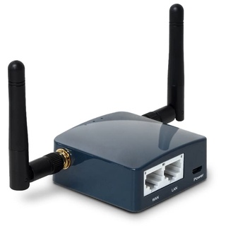 GL.iNet GL-AR300M16-Ext Tragbarer Mini-Reise-Wireless-Taschenrouter – WLAN-Router/Access Point/Extender/WDS | OpenWrt | 2 x Ethernet-Ports | OpenVPN/Wireguard VPN | USB 2.0-Anschluss