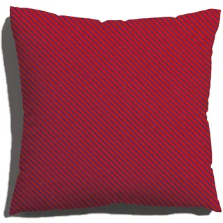 Schlafgut Woven Fade Bettwäsche Kissenbezug einzeln 80x80 cm | red-deep-purple-deep - rot;lila