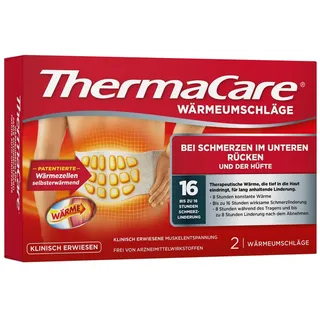ThermaCare Wärmepflaster für den unteren Rücken, 2 Stück, bei Schmerzen im unteren Rücken und der Hüfte, von Angelini Pharma Deutschland