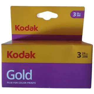 Kodak Gold 200 135/24 Farbfilm 3er-Pack (6033971)