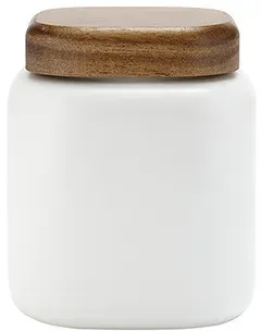 Ladelle Keramik Vorratsdose ESSENTIALS - weiß - Höhe 12 cm