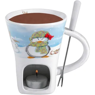 Nouvel Pinguin, Fondue Set, Weiss