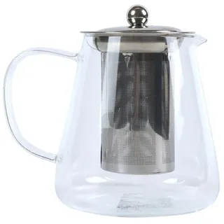 Teekanne 950 ml Glas Transparent Klar