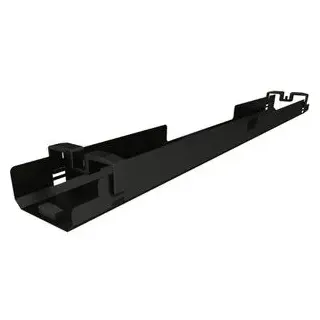fm-Büromöbel Kabelwanne Move 2.0, 140 x 8-10 x 16cm, für Schreibtischplatte, anthrazit