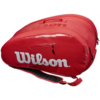 Wilson Padel Super Tour Bag Tasche, für Erwachsene, Unisex, Rot