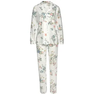 VIVANCE DREAMS Damen Pyjama ecru-allover-geblümt Gr.32/34