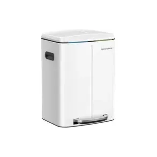 Songmics LTB40WT Mülleimer Weiß