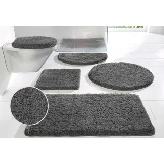 Badematte »Sanremo«, Höhe 30 mm, rutschhemmend beschichtet, fußbodenheizungsgeeignet, besonders weich durch Microfaser, Badematten auch als 3 teiliges Set erhältlich