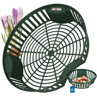 KOTARBAU® Pflanzkörbe für Blumenzwiebeln Zwiebel-Pflanzkorb Blumenzwiebel-Schale Blumenzwiebel-Anzuchtkorb Blumenzwiebelkorb Anzuchtschale Pflanzkorb Pflanzschale ⌀ 315 mm