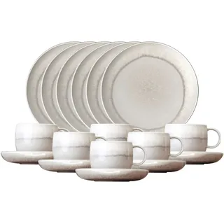 Villeroy & Boch like. by Villeroy & Boch Perlemor Sand Kaffeeservice 18-teilig - DS