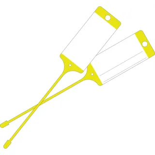 Eichner PP-Warenanhänger gelb mit neutralem Besc