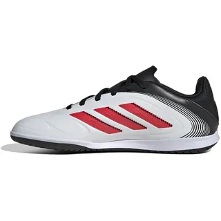 III Club Indoor Football Boots Kids Fußballschuhe, Cloud White/Lucid Red/Core Black, 29 EU