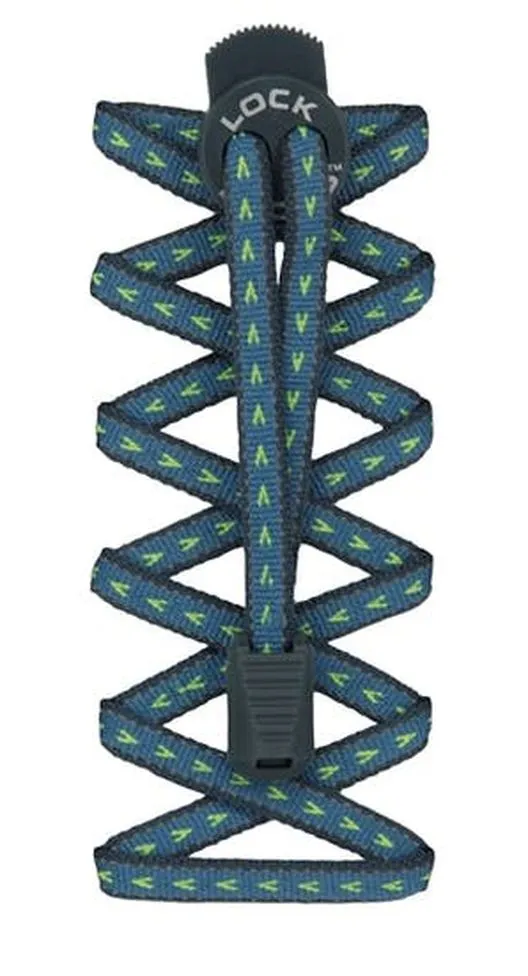 Lock Laces Unisex Lock Laces - flach blau