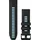 mm, Silikongummi), Uhrenarmband, Blau