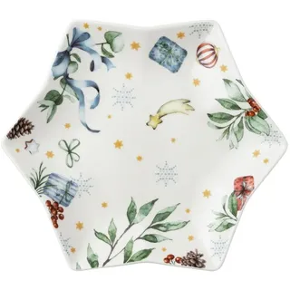 Hutschenreuther Sammelserie 2025-Alle Jahre wieder-Sternschale 24 cm-Ø 23,6 cm