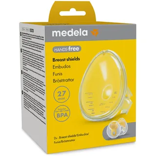 Medela Hands-free Brusthauben, 2 x Brusthauben, BPA-frei, Zubehör für Hands-free Milchpumpe, Zubehör für Hands-free Auffangschalen
