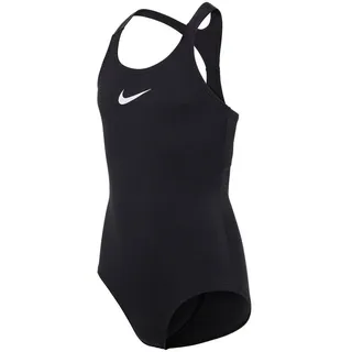 Nike Mädchen Racerback One Piece Badeanzug, Schwarz, XS EU