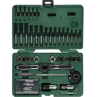 Sata 40 Tlg. HSS Ratschen-Gewindeschneidewerkzeug Set
