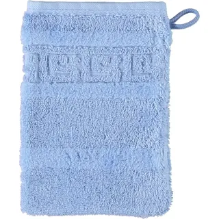 Waschhandschuh 16 x 22 cm mittelblau