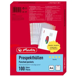Herlitz 10840320 DIN A4 (PP) 100 Stück(e)