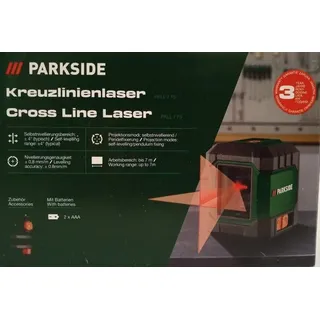 PARKSIDE Kreuzlinienlaser PKLL 7, Laser, selbstnivellierend, Klemme ​​​​Neu/OVP