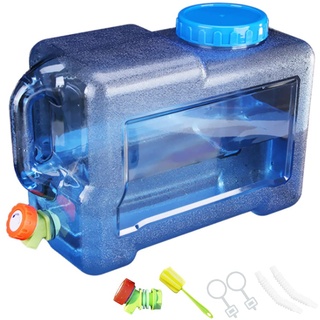 RuiDay Wasserkanister,7.5L-22 L Wasserbehälter mit Hahn,Wassertank Camping mit Griffen,Wasserspender mit Wasserhahn,Trinkwasserkanister Camping,Getränke Wasserkanister,Lebensmittelecht (12L)