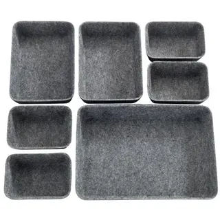 Wenko Schubladenorganizer 7-tlg. grau