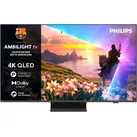 PHILIPS QLED-Fernseher "65PUS8600/12", F (A-G), schwarz, 65, Fernseher