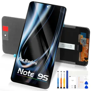 Bildschirm Ersatz für Xiaomi Redmi Note 9S / Note 9 Pro 4G LCD Display - für Redmi Note 9S LCD Bildschirm für Redmi Note 9 Pro Touch Screen Digitizer Montage M2003J6A1G M2003J6B2G