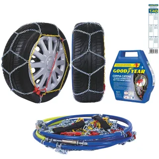 Goodyear 77916: "G9" Schneeketten, 9 mm, Größe 140, Zertifizierung TUV und ÖNORM