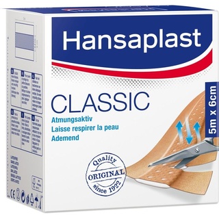 Hansaplast Classic Pflaster 5 m x 6 cm