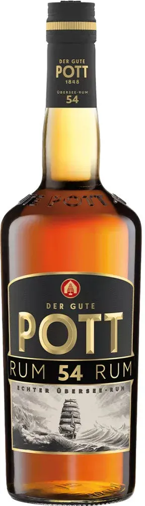 Pott Der Gute Übersee Rum 54% 0,7 Liter