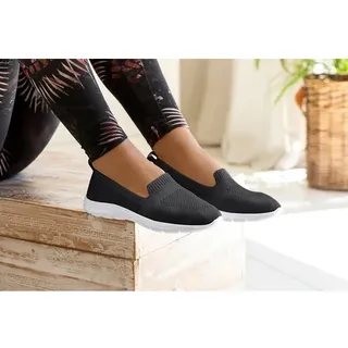 LASCANA Slipper Damen Schwarz 40