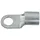Ringkabelschuh Querschnitt max 6mm2 Loch-Ø 6 5mm Unisoliert Metall