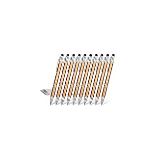 Eingabestift Kugelschreiber mit Gravur, OXYEFEI 2 in 1 Personalisiert Stylus Stifte mit Wunschtext Hochempfindlich für Touch Screens Gerte Smartphones (Champagne Gold)