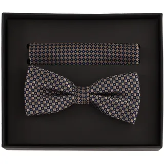 Fliege VENTI "VENTI Accessoires gemustert", Herren, beige, 100% Seide, Fliegen